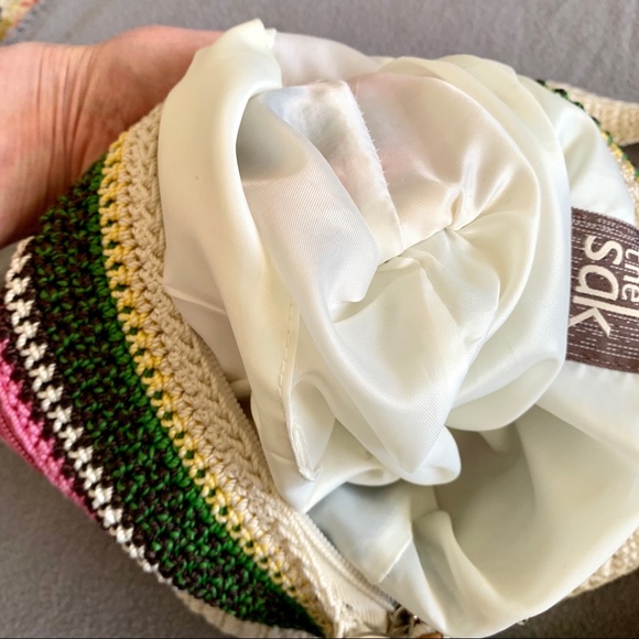 The Sak Rainbow/Serape Shoulder Bag With Tassel - Picture 5 of 6